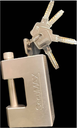 CADENAS SecuMAX DB21-95MM RECTANGULAIRE ACIER 5CLES NICKEL