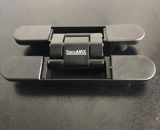 PAUMELLE SecuMAX INVISIBLE PORTE BOIS NOIR ZINC 150*25 E 35mm 